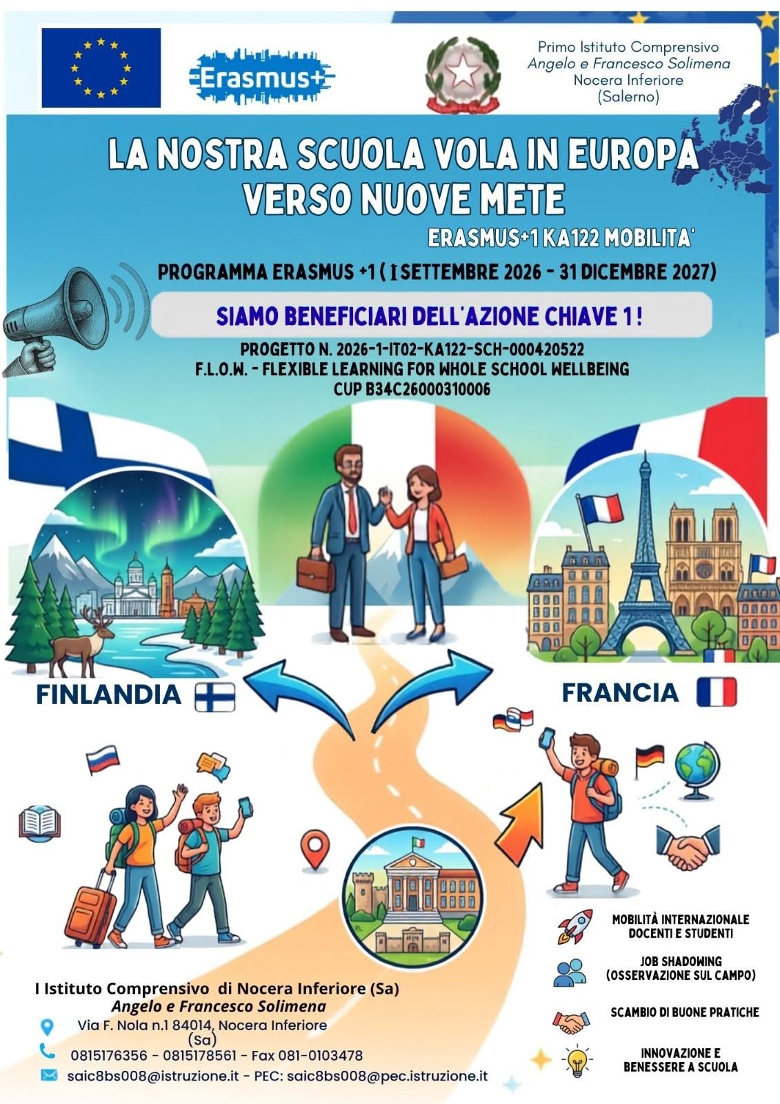 La nostra scuola vola in Europa verso nuove mete